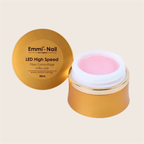 Led High Speed Fiber Gel Camouflage Milky Rose 50 ml